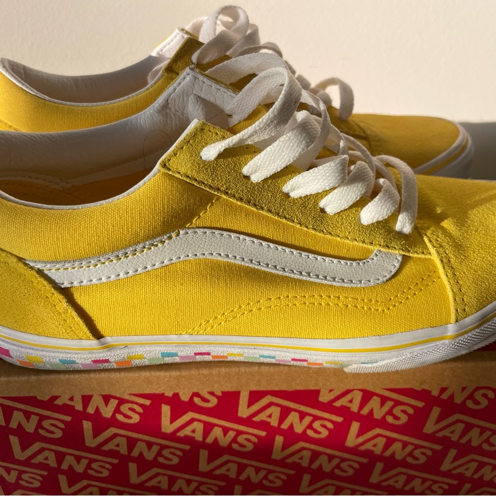 Vans Vibrant Yellow Canvas Shoes
